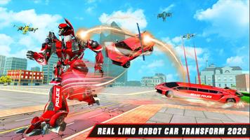 Grand Limo Robot car Transform imagem de tela 3