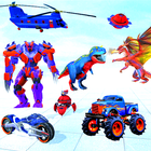 Futuristic Dino robot Battle icono