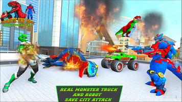 Futuristic Dino robot Battle imagem de tela 3