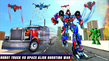 Truck Robot Transform Game poster