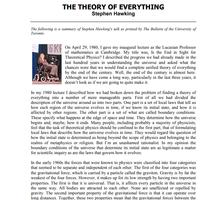 The Theory of Everything スクリーンショット 1