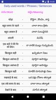 Spoken Hindi in Telugu تصوير الشاشة 3