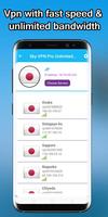 Sky VPN Pro-Super Unblock Proxy Master Hotspot VPN captura de pantalla 1