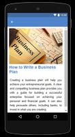 Write a Business Plan screenshot 1
