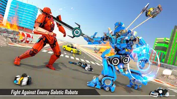 Flying Bus Robot Transform 3D تصوير الشاشة 4