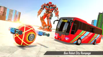 Flying Bus Robot Transform 3D تصوير الشاشة 5