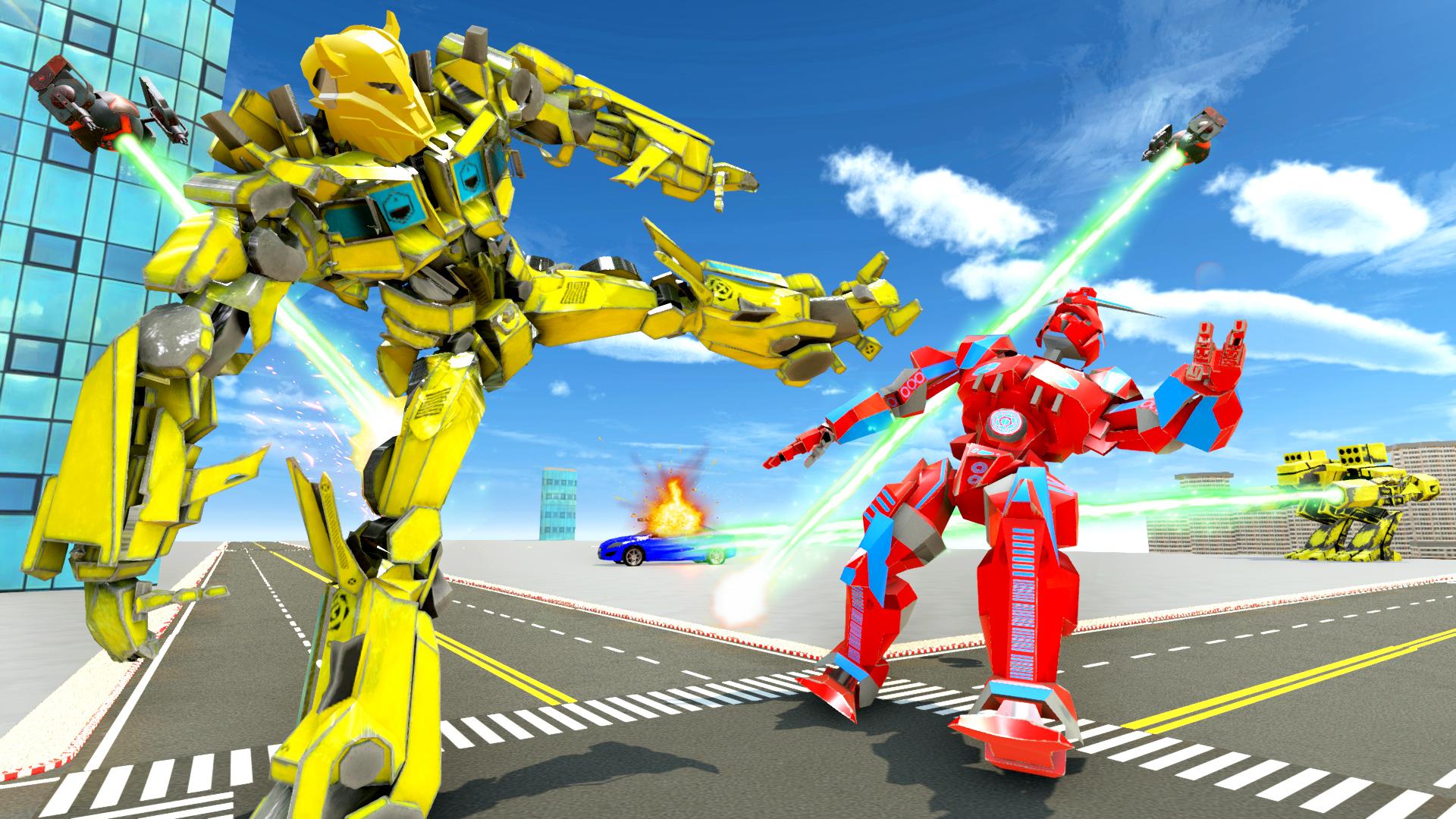 Нападение роботов. Игра про желтого робота. Беар-роботс. Яркие картинки для приставки игра роботы.