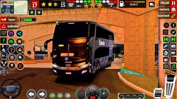 US smart coach bus games 3d Cartaz