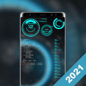 Futuristic Launcher -- Aris Hacker Theme v4.0.0 (Premium) (Unlocked) (16.9 MB)