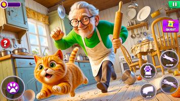 Bad Cat Simulator: Angry Gran ảnh chụp màn hình 1