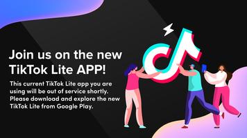 TikTok Lite โปสเตอร์