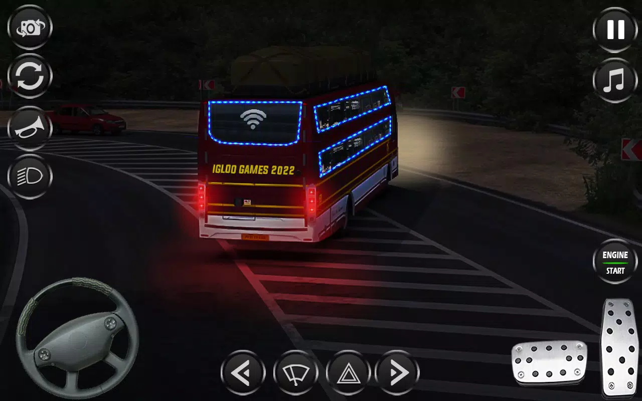 Jogo de condução de ônibus escolar 3D versão móvel andróide iOS