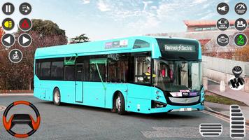 公交车停车 3d 城市公交车司机 - 运输巴士驾驶巴士游戏 海报
