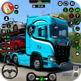 Car Transport Truck Driving 3d