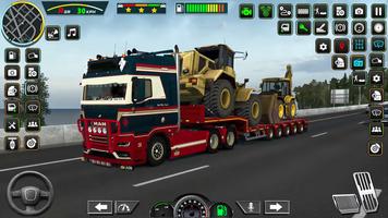 برنامه‌نما Heavy Car Transport Truck Game عکس از صفحه