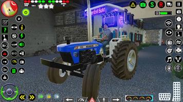 Cargo Tractor Farming Games 3D постер