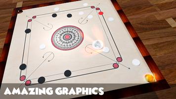 Super Carrom Pro:Classic Board Game syot layar 1
