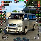 US City Coach Bus Games 3D icône