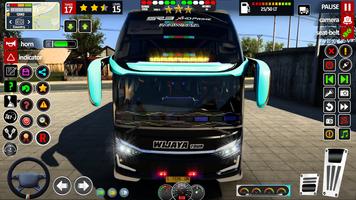 US City Coach Bus Games 3D Plakat