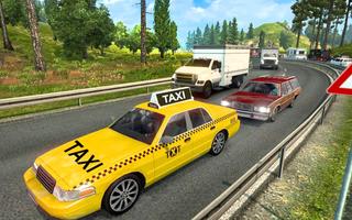 jogos táxi carro cidade 3d imagem de tela 1