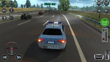 Crazy Police Car Driving Games постер