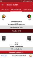 Cricket Live 2018 Live Score,Tournaments, Matches ảnh chụp màn hình 2