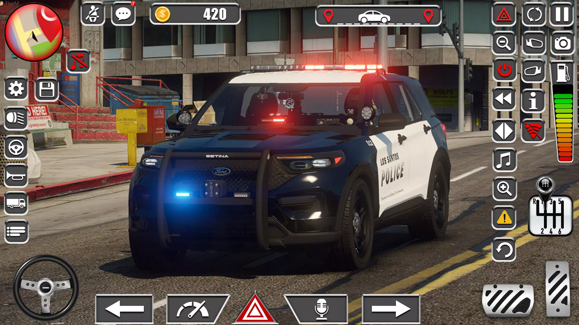 police car parking 3D HD APK para Android - Download