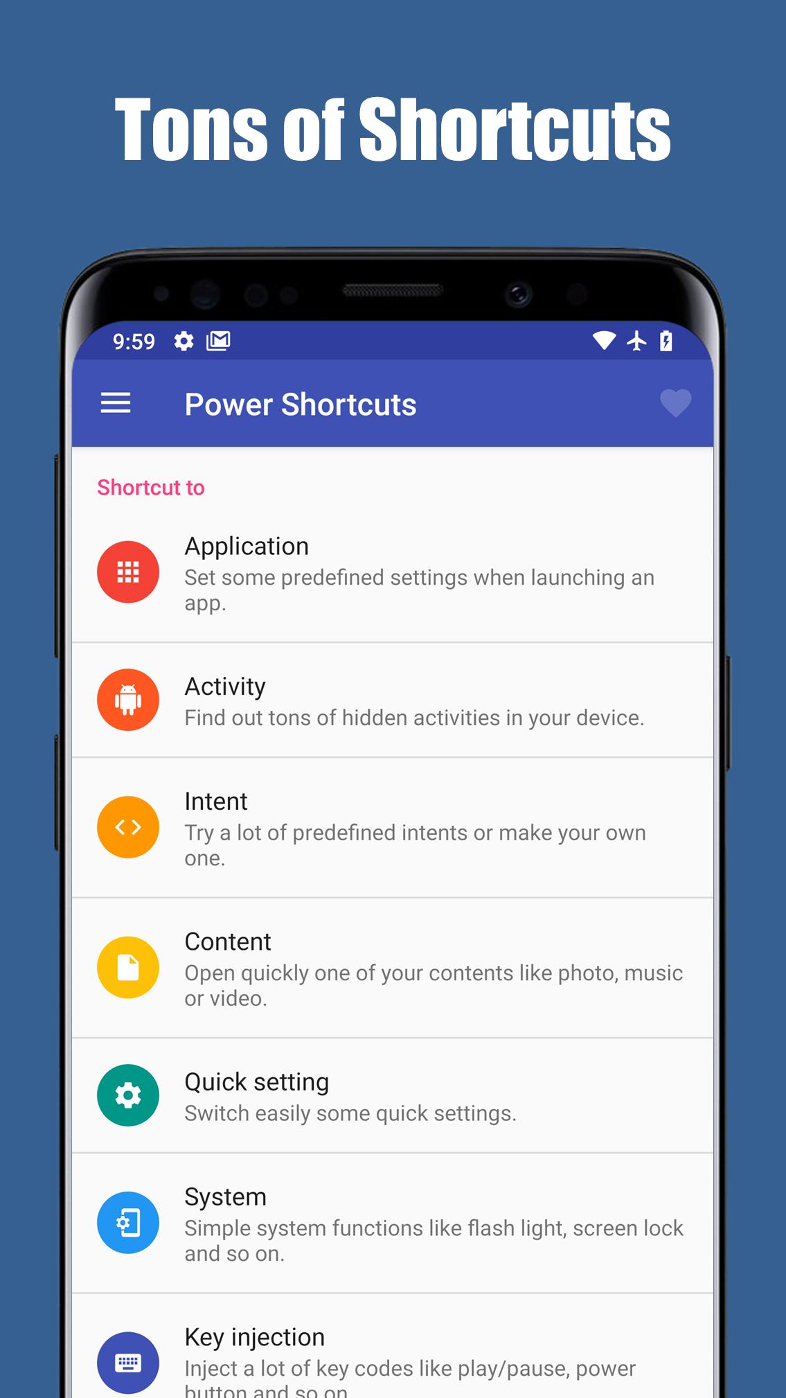 Power Shortcuts for Android - APK Download - 