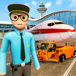 stickman aéroport sûreté police bordure patrouille