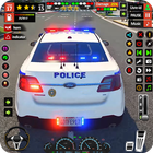 permainan mobil polisi ikon