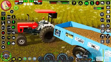 Indian Tractor Farmer Games 3D скриншот 1