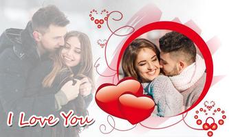 Valentine Photo Frame Affiche