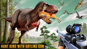 Wild Dinosaur Hunting Games Affiche