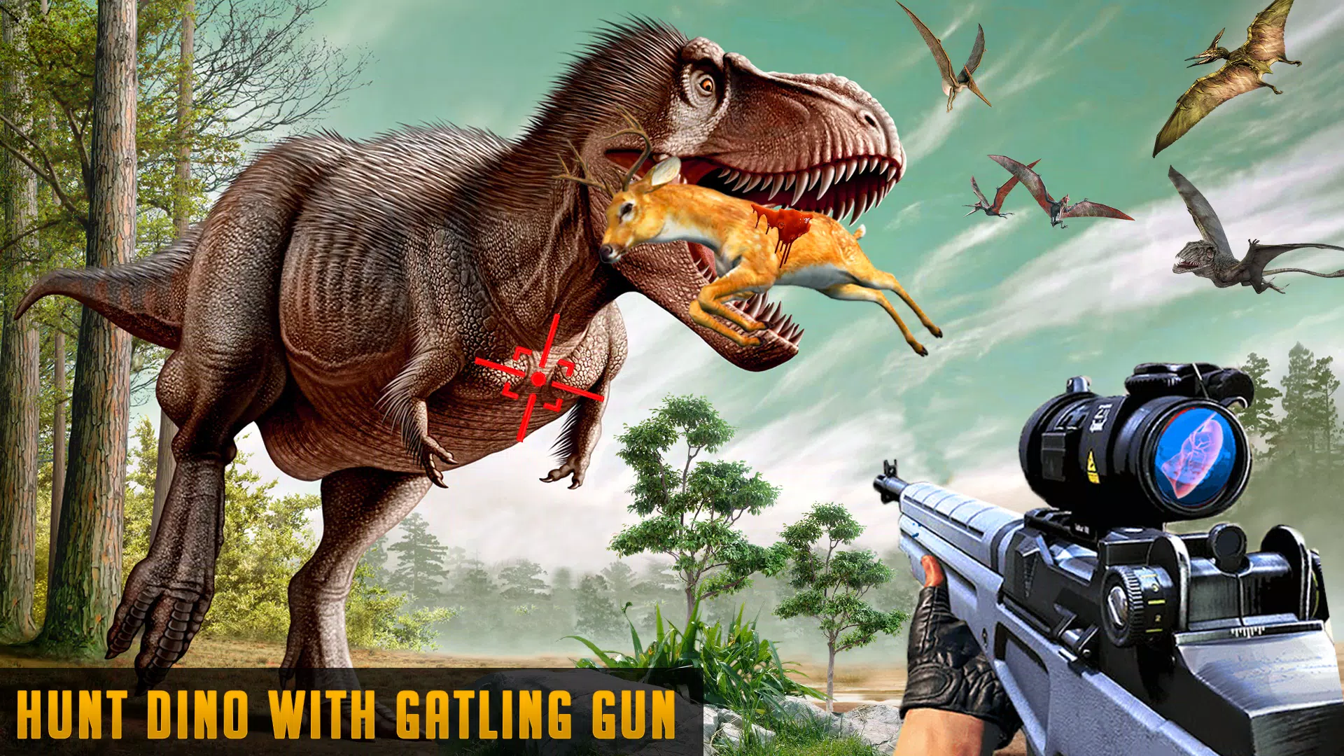 Dinosaur hunting game offline para Android - Download