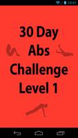 30 Day Abs Challenge Level 1 تصوير الشاشة 3