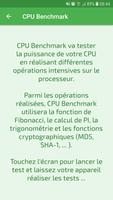 CPU Benchmark capture d'écran 1