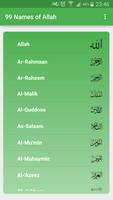 99 Names of Allah plakat