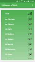 Poster 99 Names of Allah