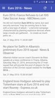 App for Euro Football 2016 海报