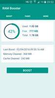 RAM Booster - Cache Cleaner پوسٹر