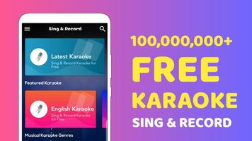 Karaoke - Sing & Record Songs โปสเตอร์