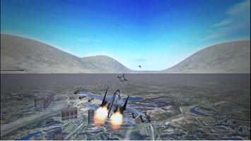 Fighter jet Dogfight Chase Air Combat Simulator Affiche