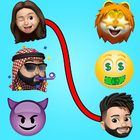 Connect the Emoji Puzzle Games icône