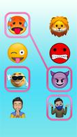 Connect the Emoji Puzzle Games capture d'écran 1