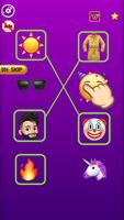 Connect the Emoji Puzzle Games capture d'écran 2