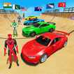 Superhero Car Ramp Stunt Games icon