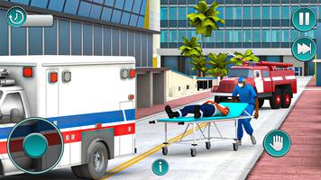 jeu d'hôpital simulate médecin Affiche