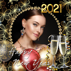 New Year Wishes Photo Frame icon