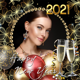 New Year Wishes Photo Frame biểu tượng