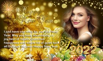 پوستر Happy NewYear Photo Frame2022